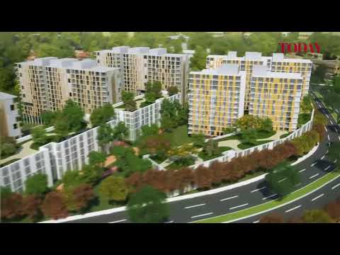 HDB fly through of Bidadari development plan