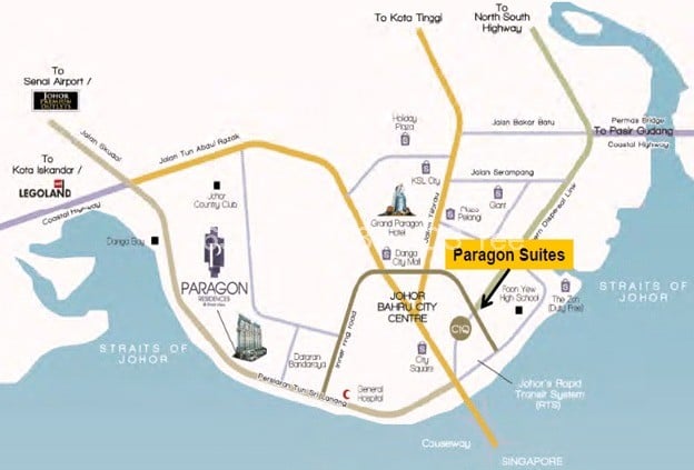 paragon-suites-location-map