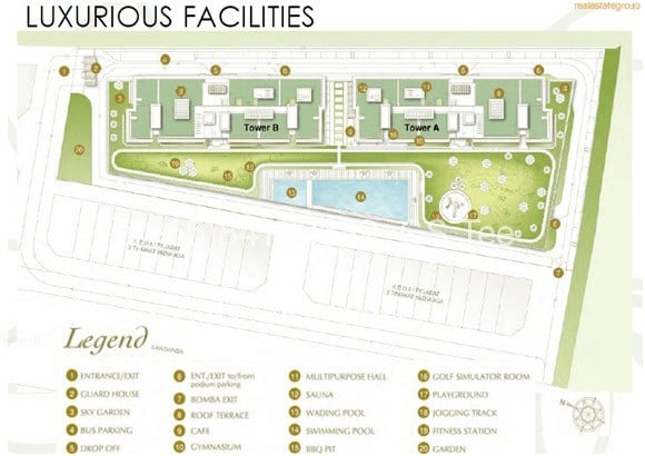 D'Inspire Residences- SIte Plan