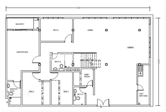 Type E: PENTHOUSE, 1,927 + 3,176 sqft