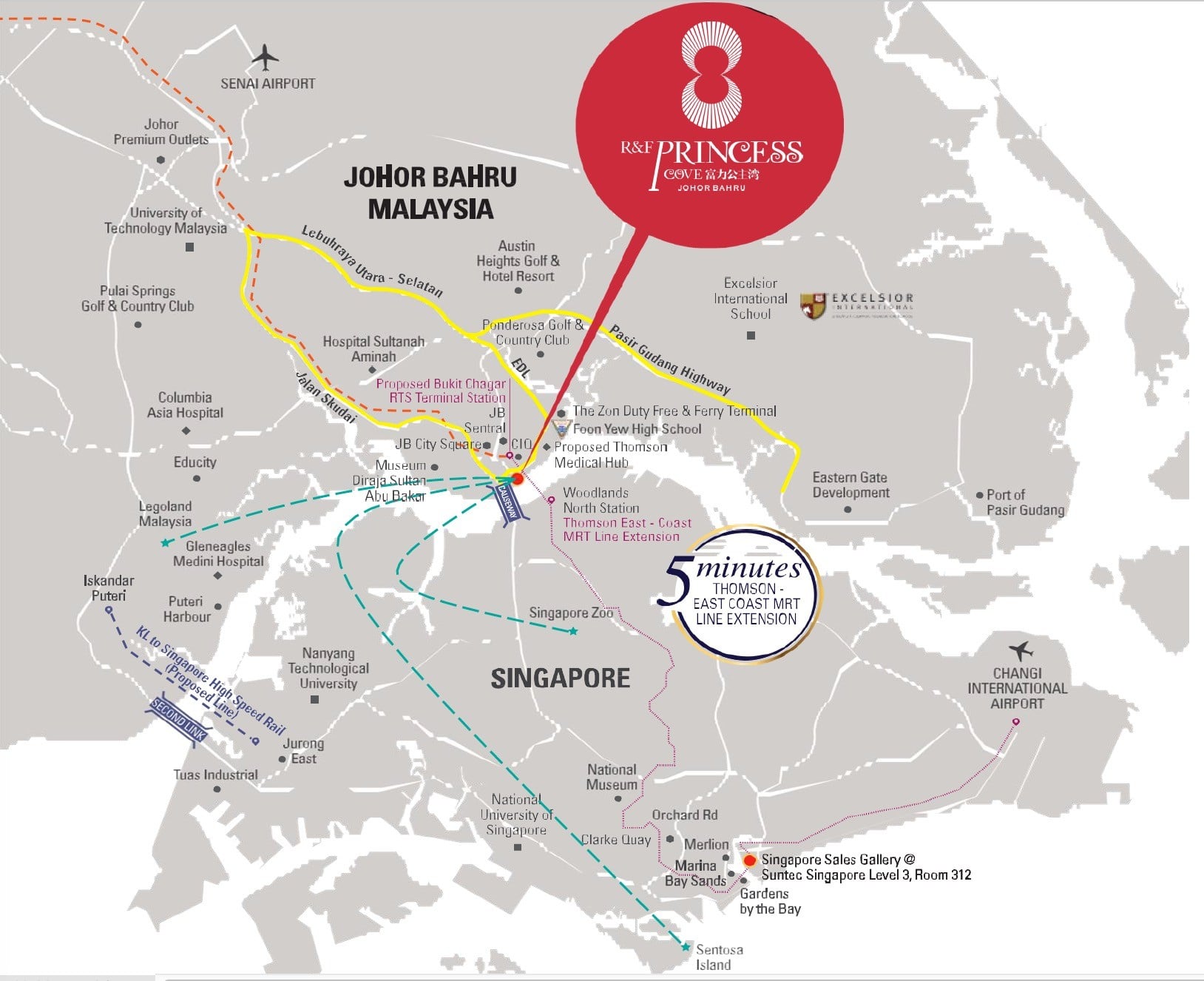 RF Princess Cove JB location map