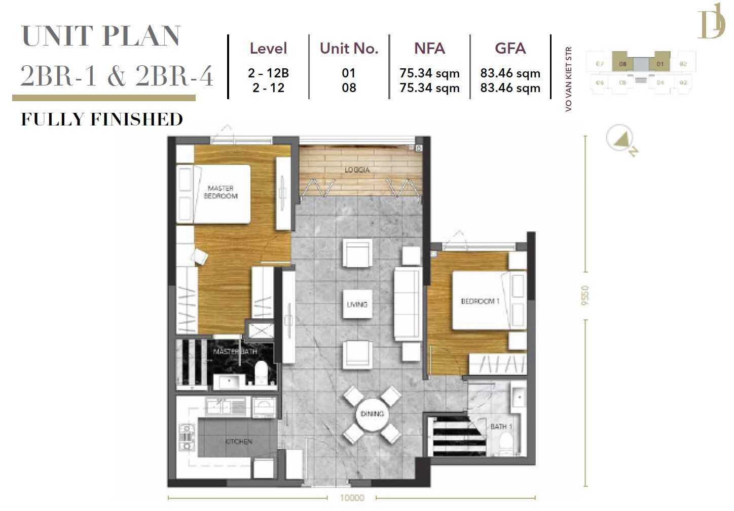 D1mension-UnitPlan-2BR-1&2BR-4