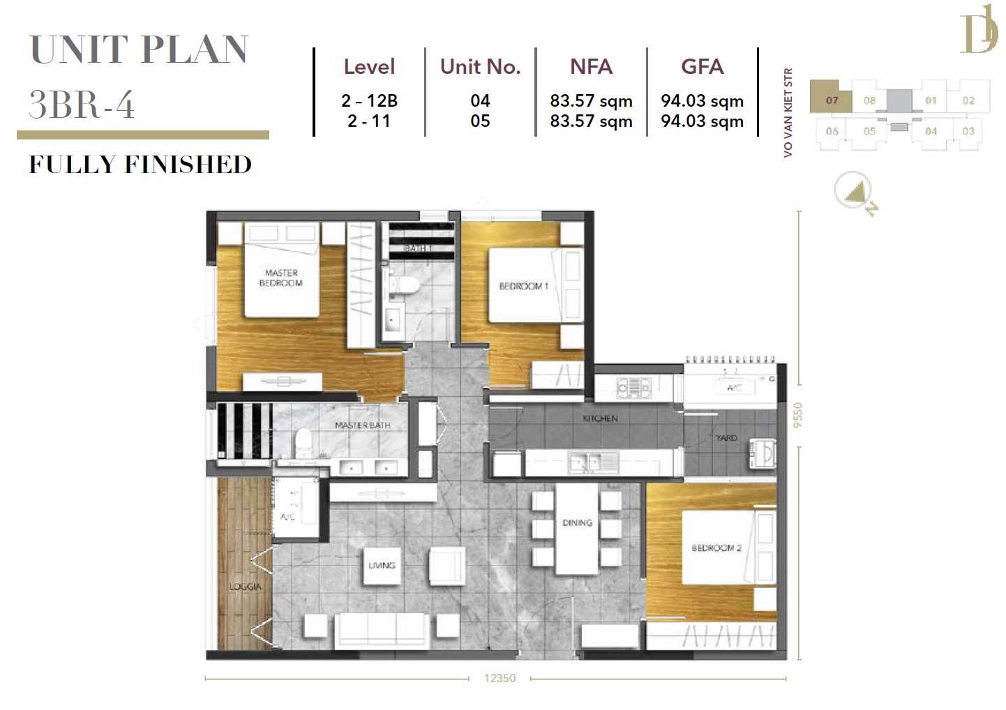 D1mension-UnitPlan-3BR-4