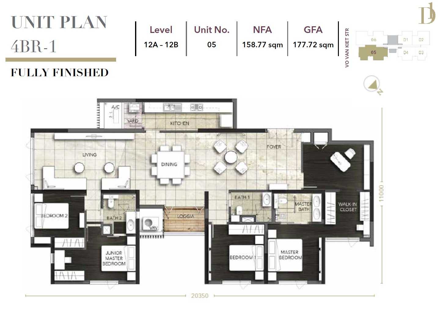 D1mension-UnitPlan-4BR-1