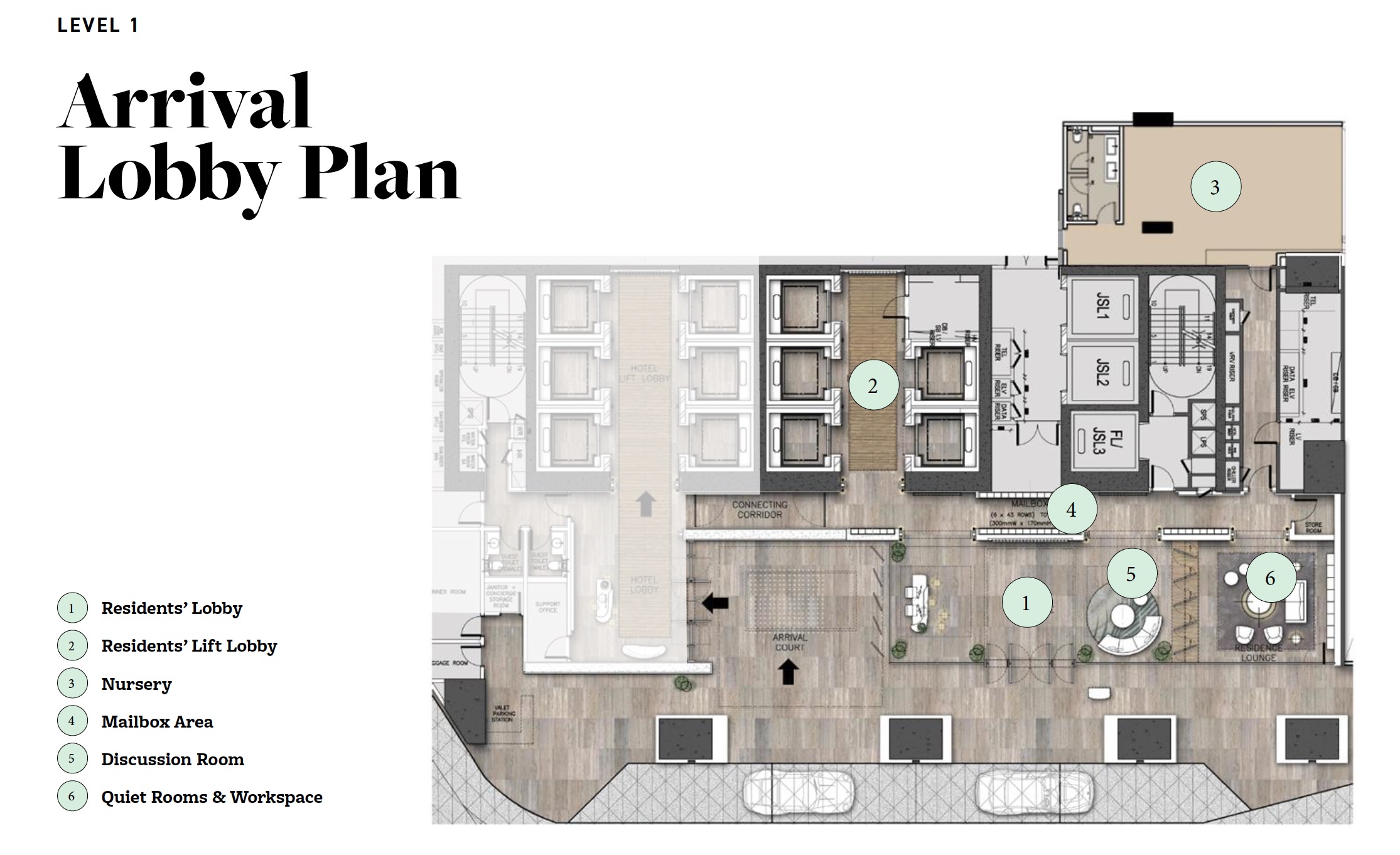 Jewel Oxley KLCC - Facilities Level 1