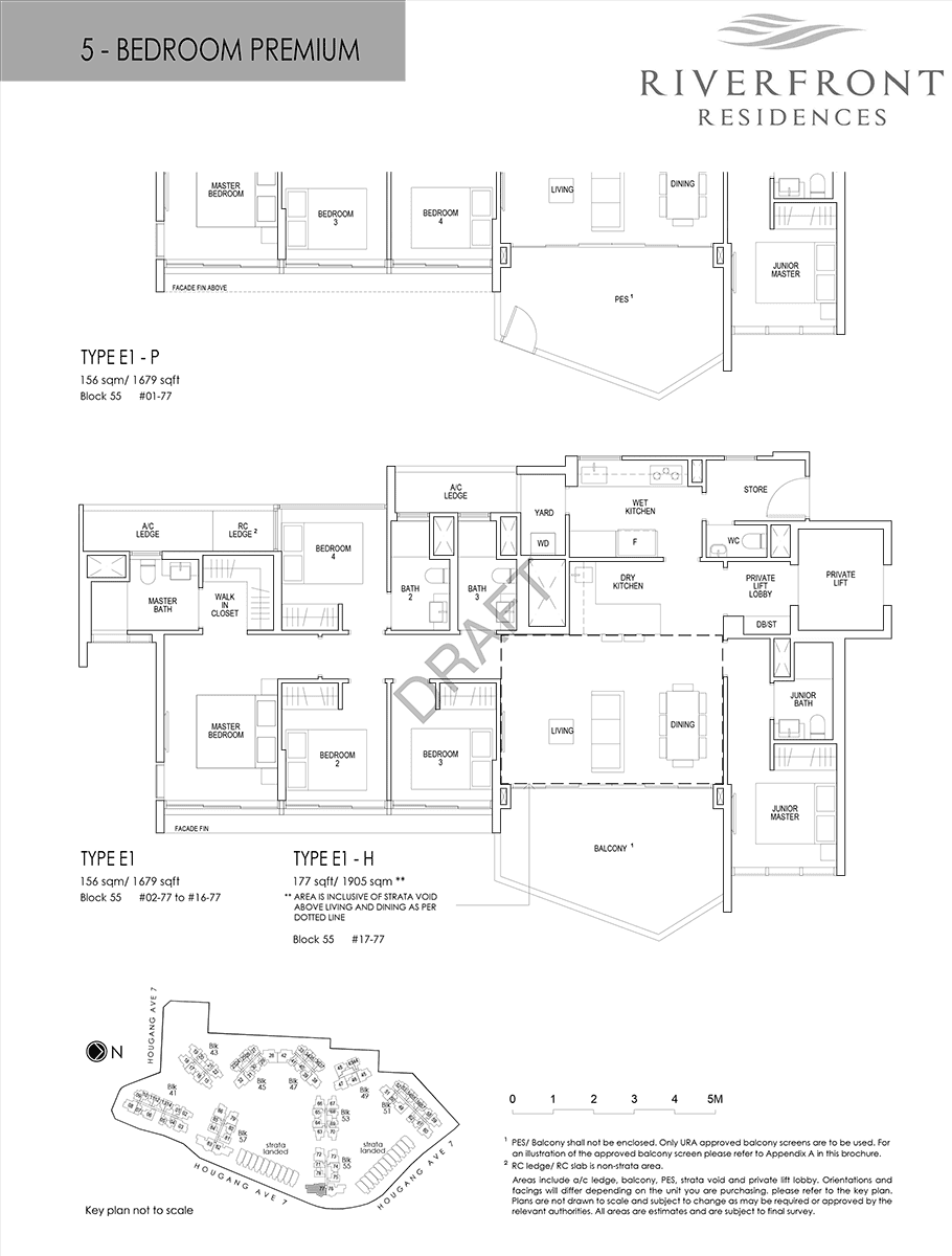 riverfront-hougang-floorplan-5BR Premium