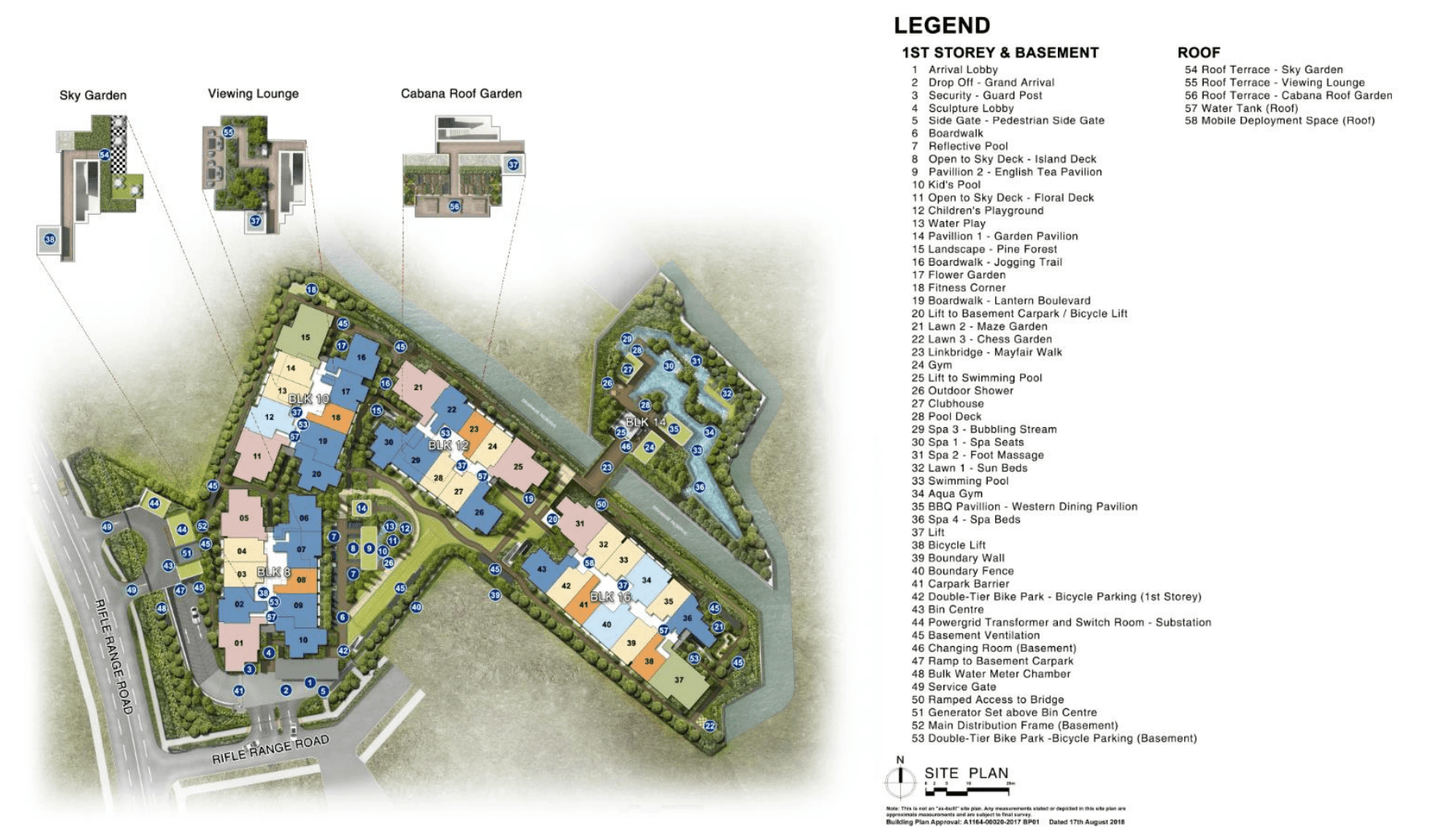 mayfair gardens Site Plan