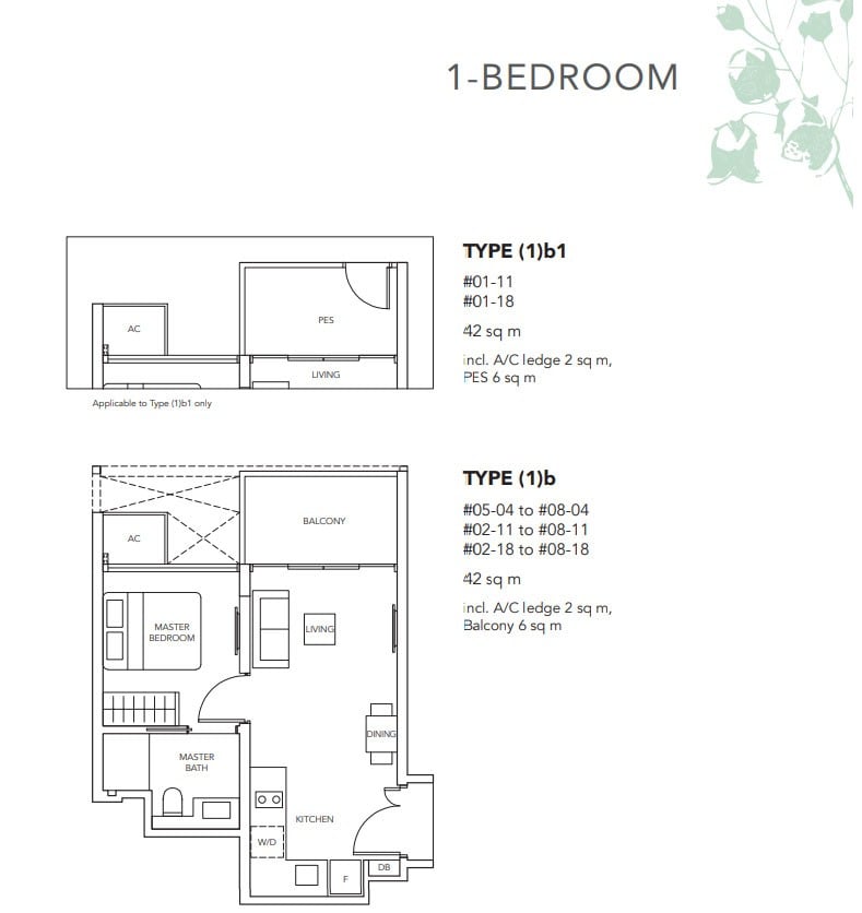 the-jovell-floor plan 1br B