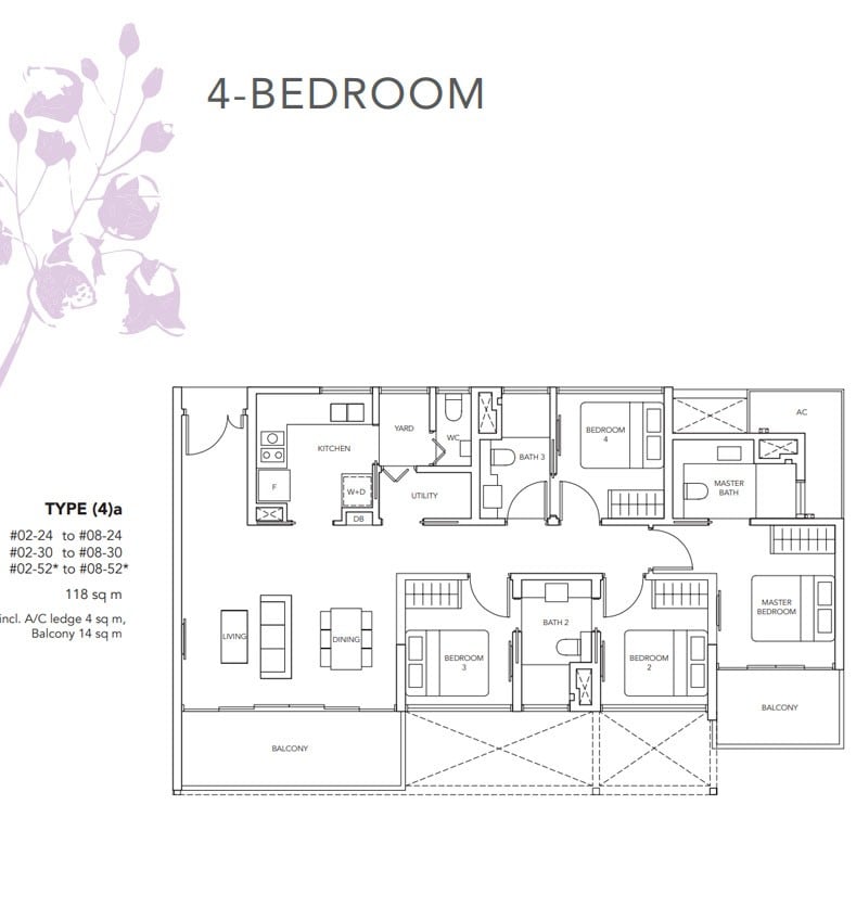 the-jovell-floor plan 4br A