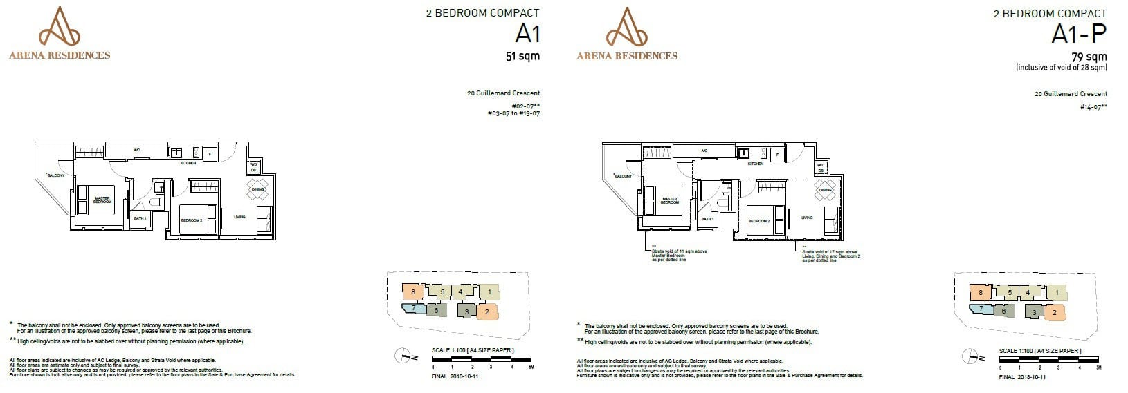 Arena Residences Guillemard - Floor Plan 1