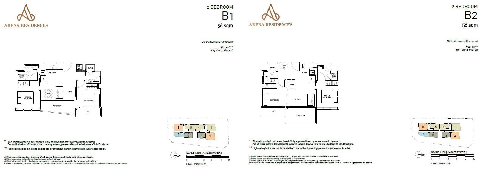 Arena Residences Guillemard - Floor Plan 2