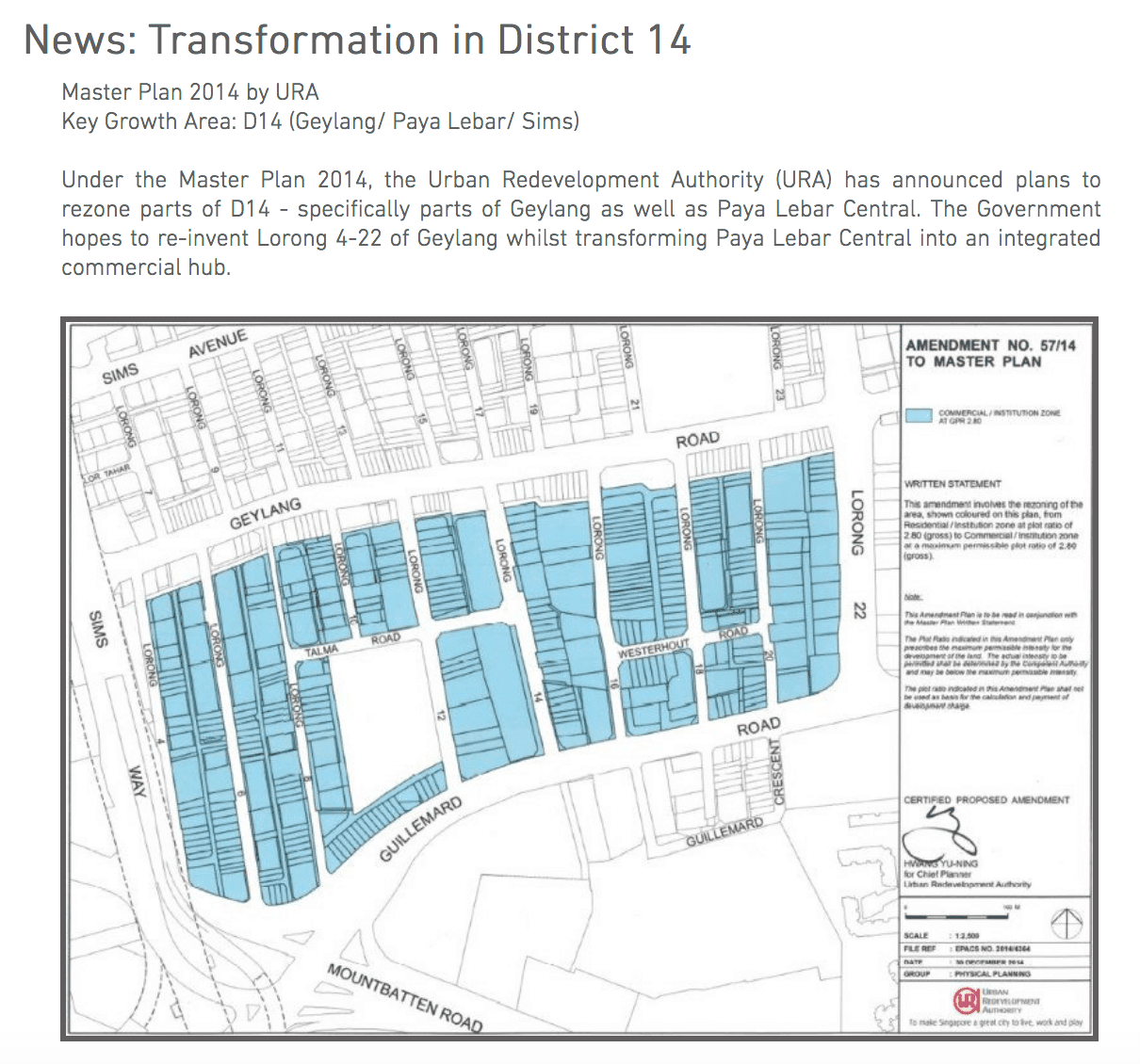 Geylang New Transformation District 14