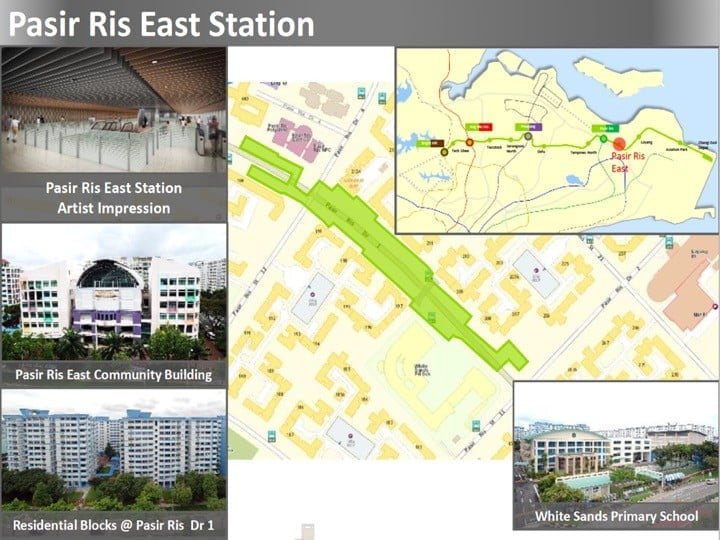 Condo Nearby Cross Island Line CRL Pasir Ris East Station