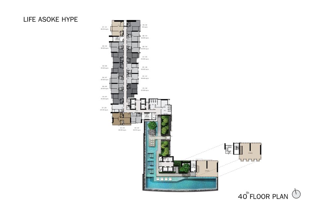 Life-Asoke-Hype-Level-40-Site-Plan