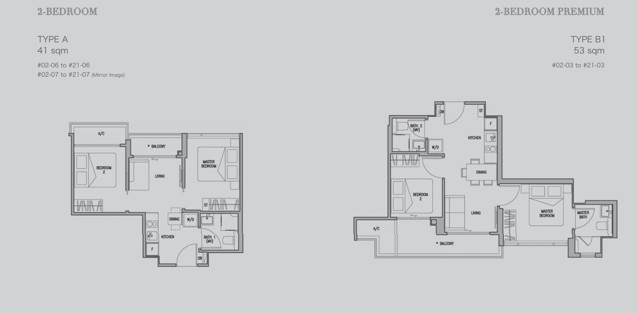 RV Altitude floor plan 2BR