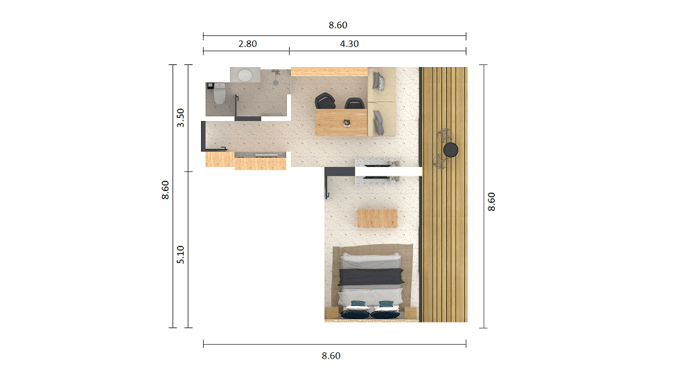 Citadines Bali 1-BEDROOM-L-1