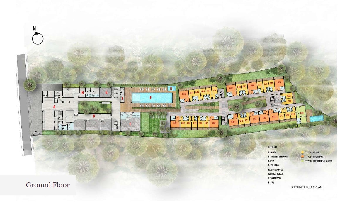 Citadines Bali Site-Plan-Ground-Floor