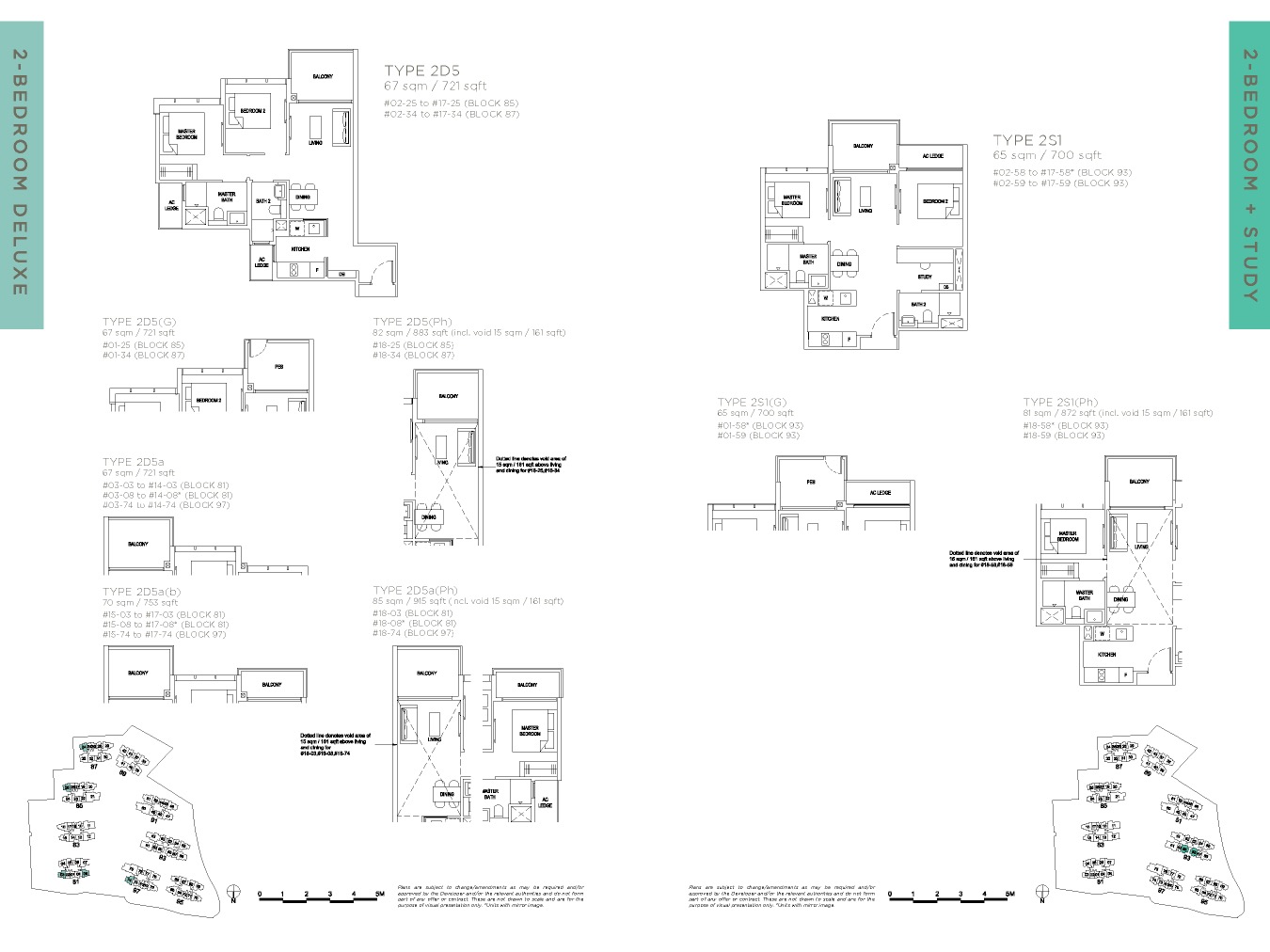 Florence-Residence-floor plan 2BR Study