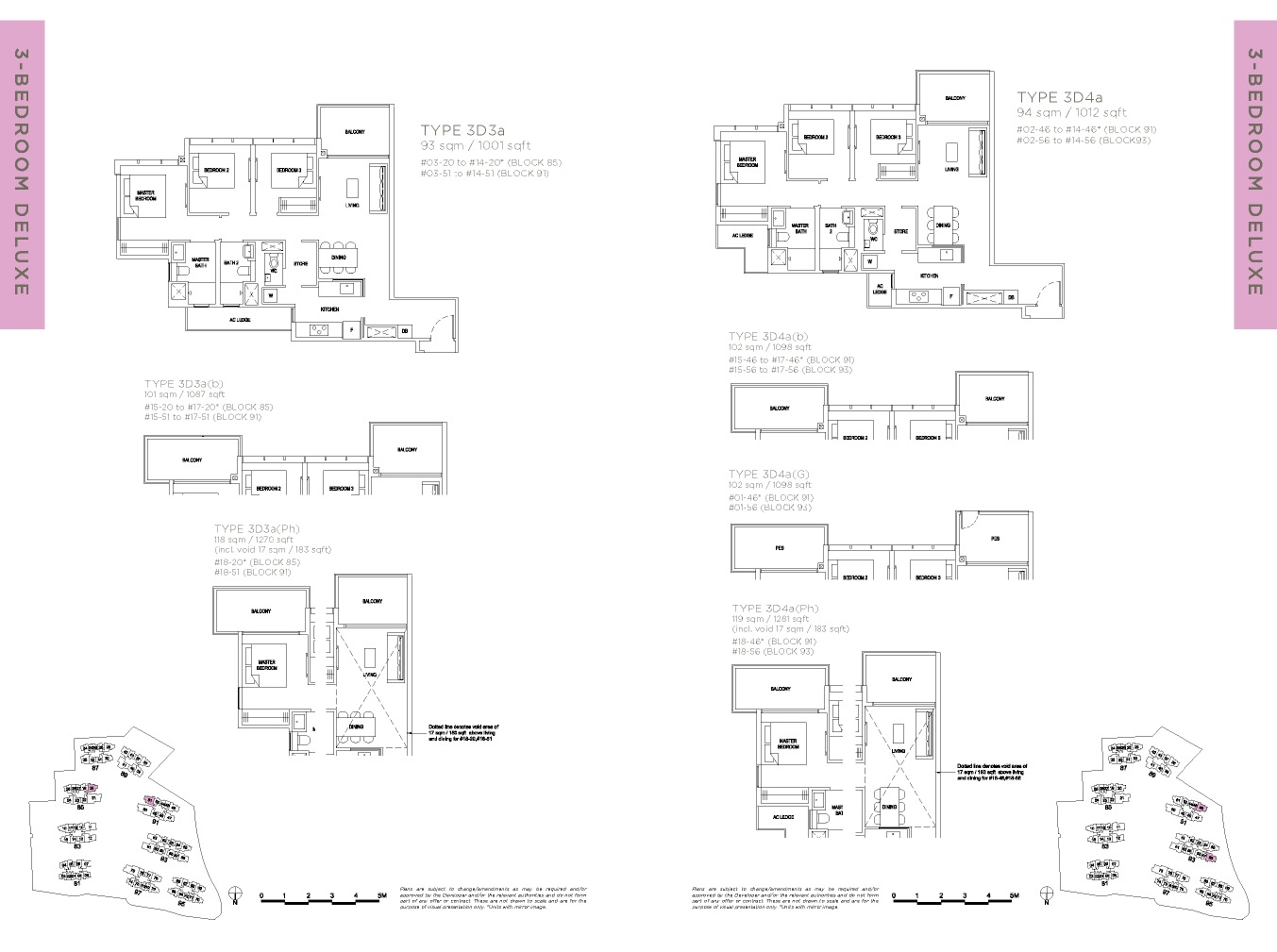 Florence-Residence-floor plan 3BR Deluxe-2