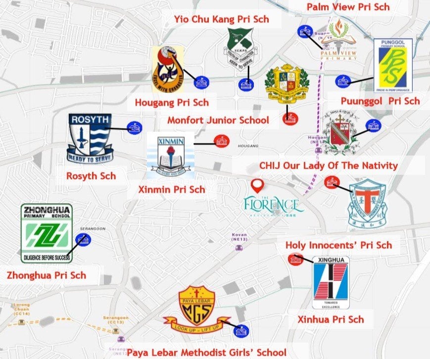 nearby schools map