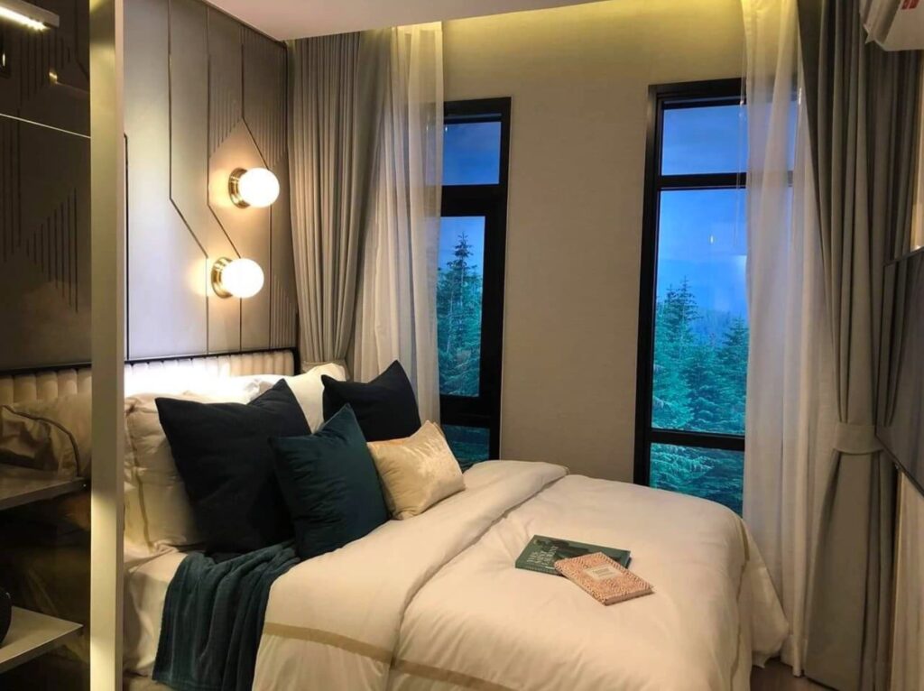 Aspire-Asoke-ratchada- showunit1Bedroom Bedroom