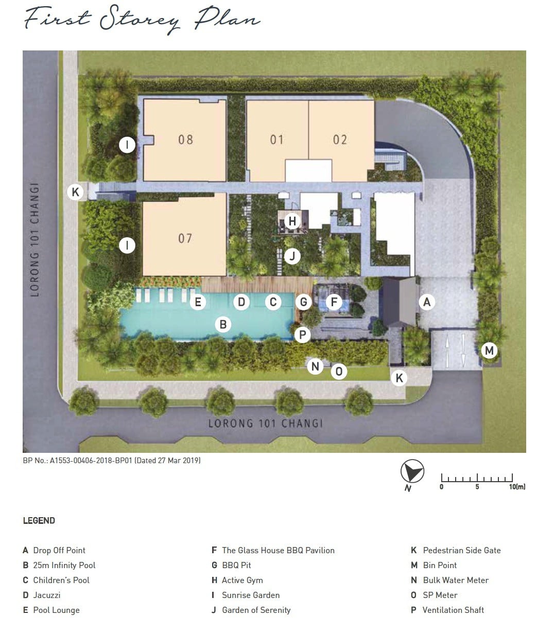 Olloi Joo Chiat Site Plan 1st Storey