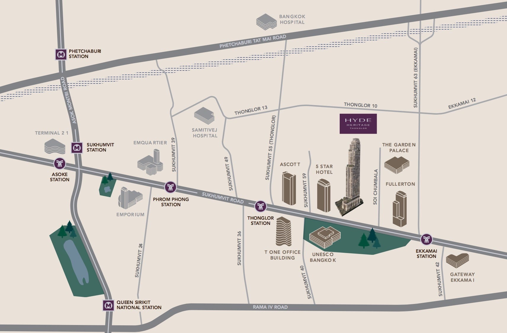 HYDE-Heritage-Thonglor-Location Map