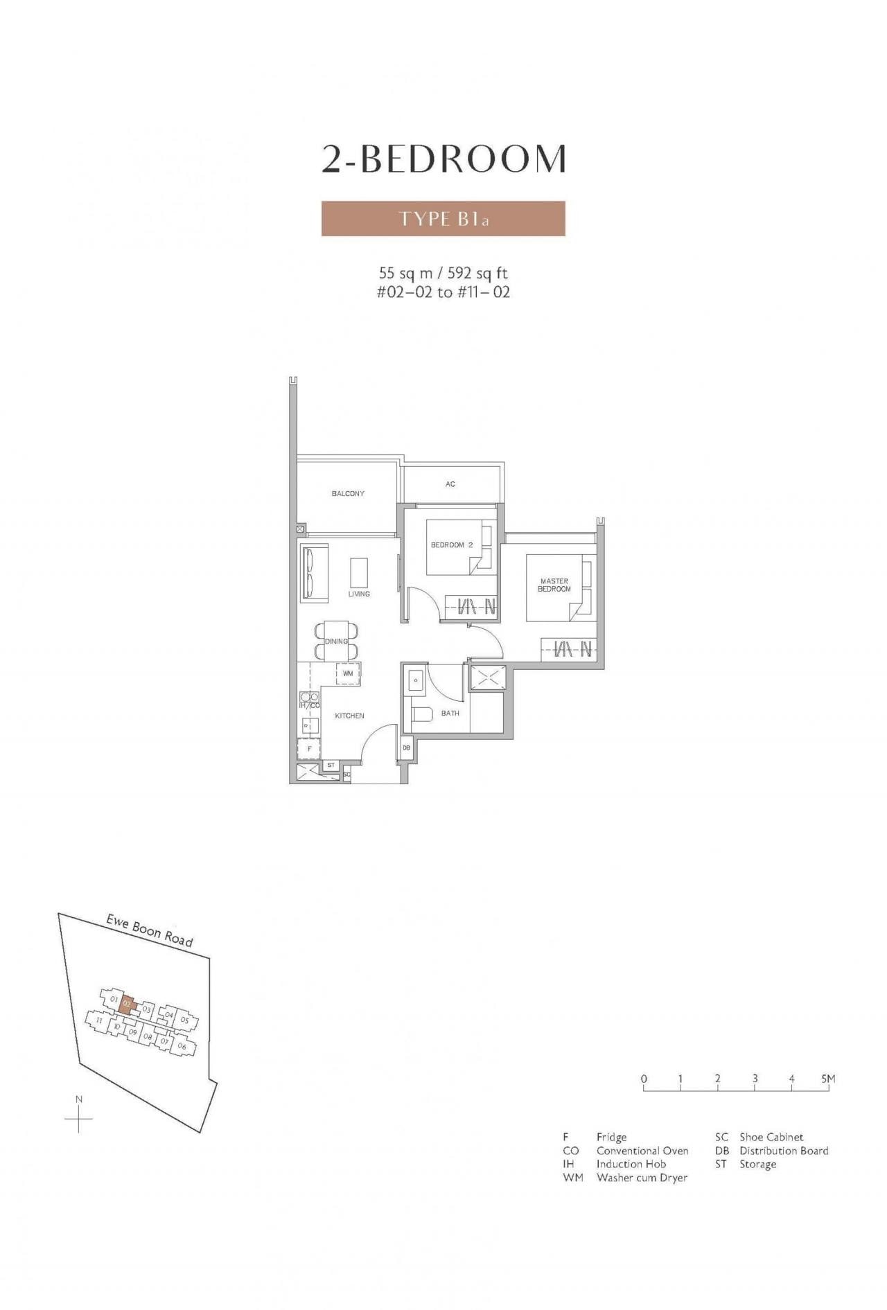 Juniper-Hill-floor plan 2BR