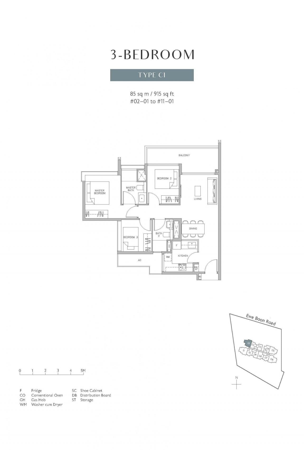 Juniper-Hill-floor plan 3BR C1