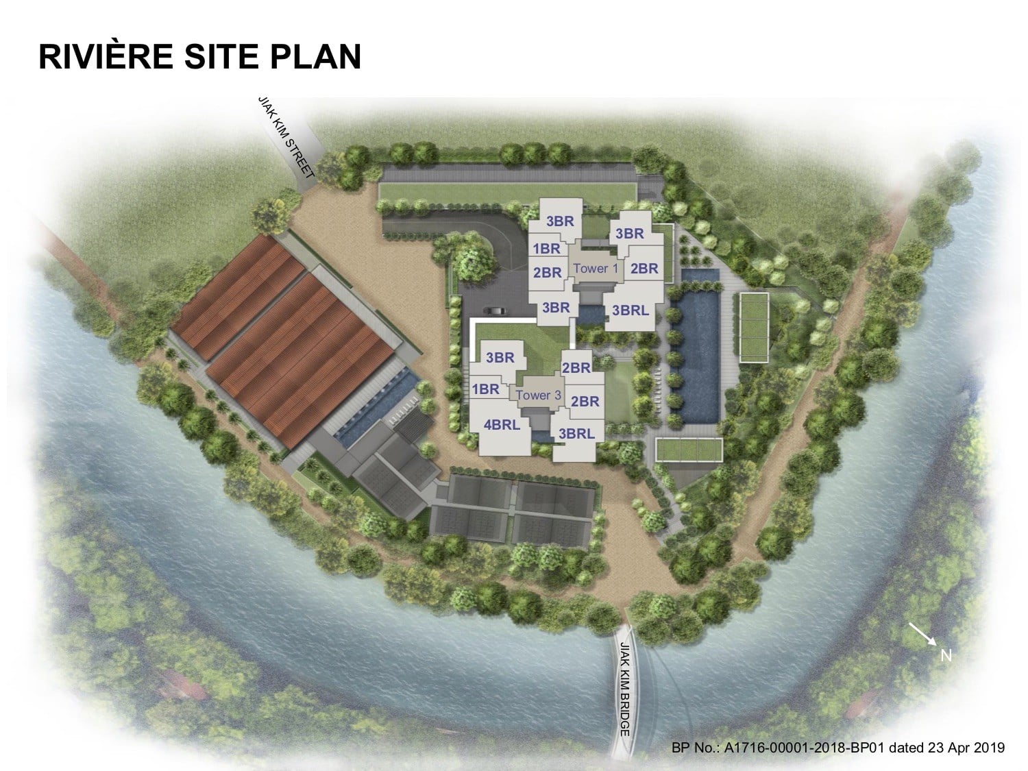 Riviere river valley Site Plan