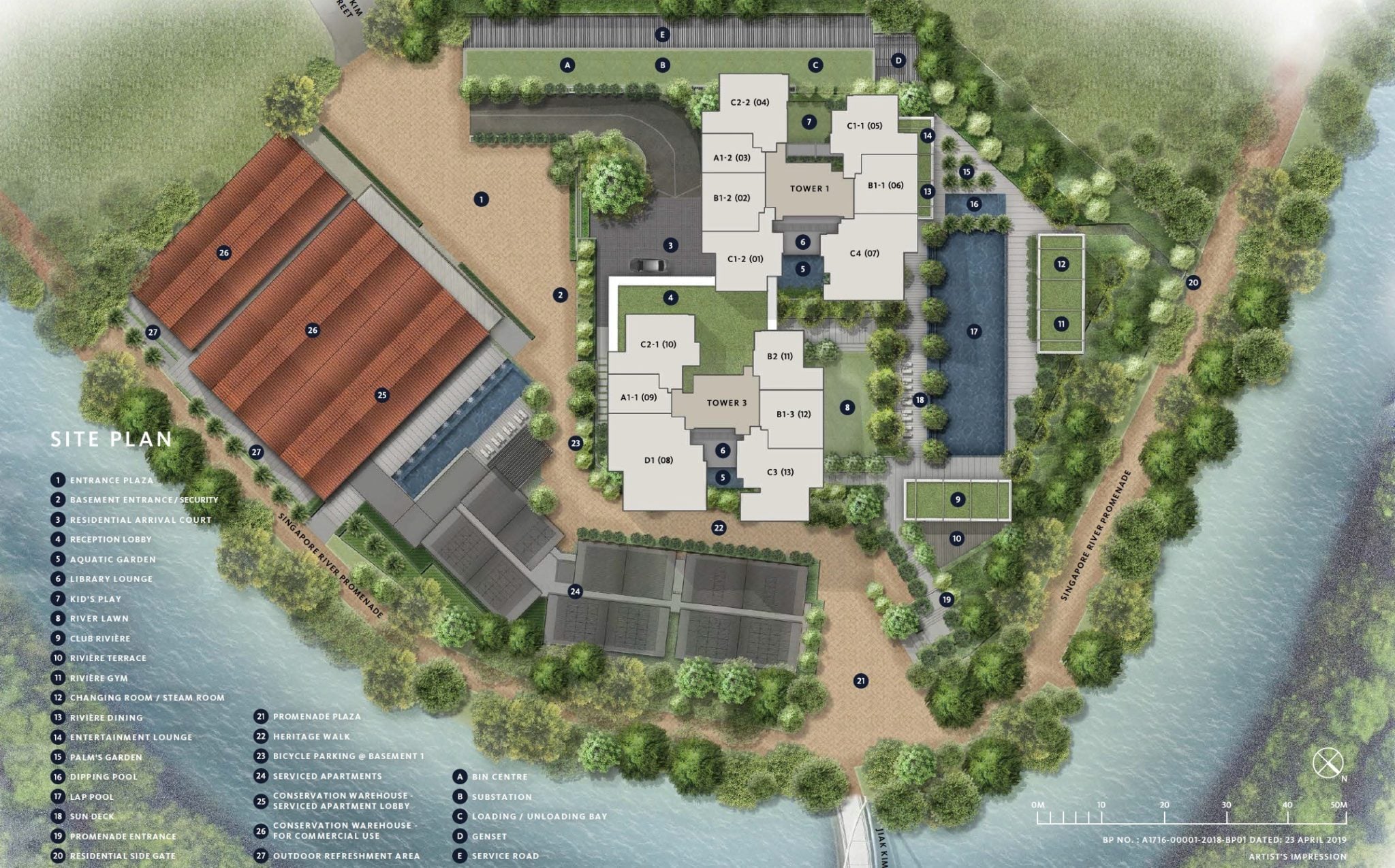 Riviere river valley site plan new