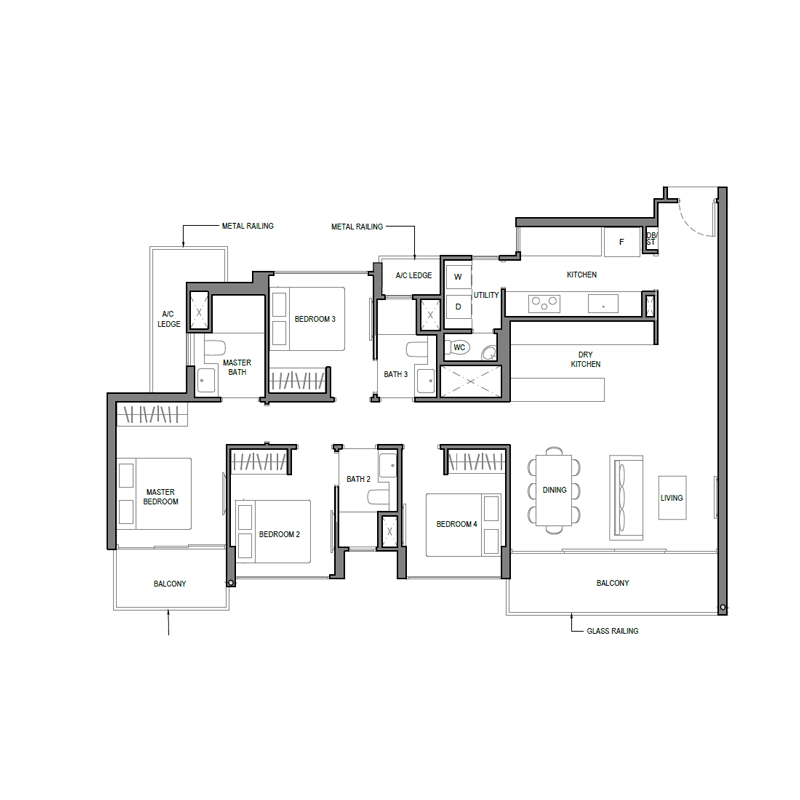 parc-komo-floor-plan-4-bedroom-type-4d1