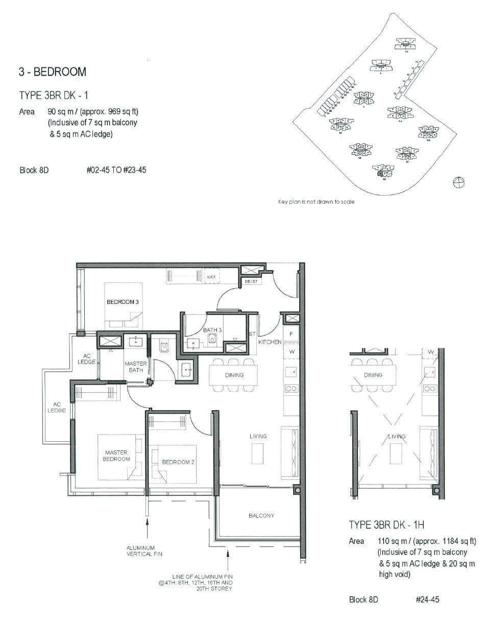 Parc-Clematis-Floor Plan -3BR DK