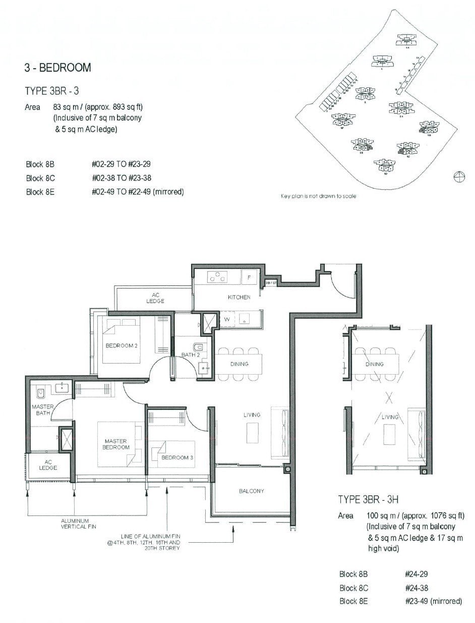 Parc-Clematis-Floor Plan -3BR