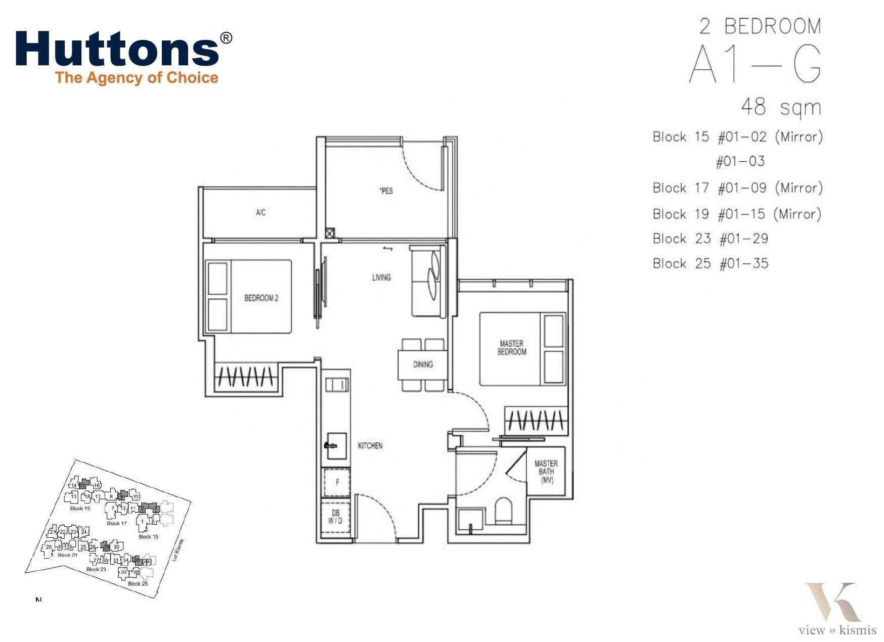 kismis-view-floorplan-2BR-48sqm