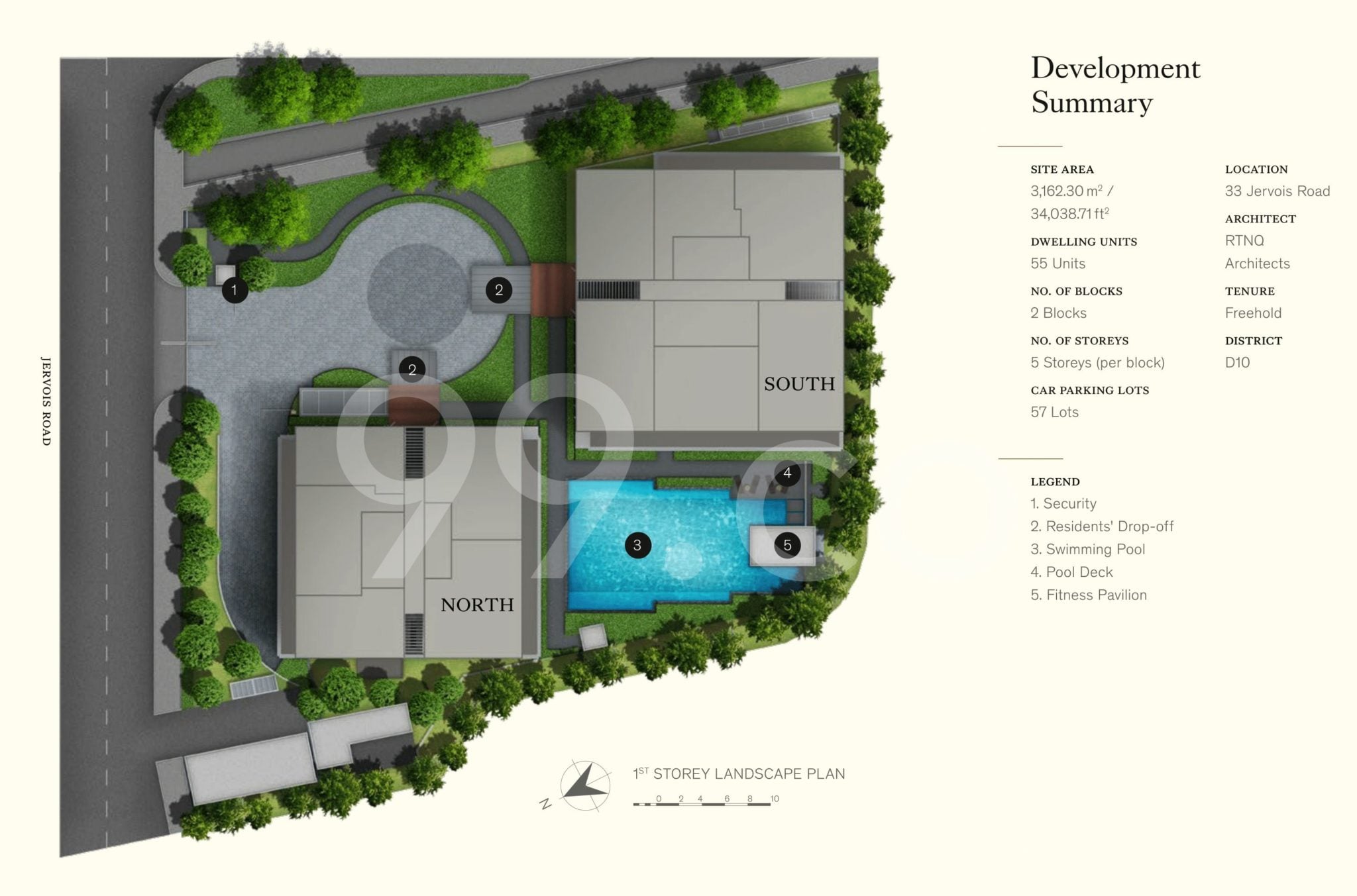 Petit-Jervois-Condo-Site Plan