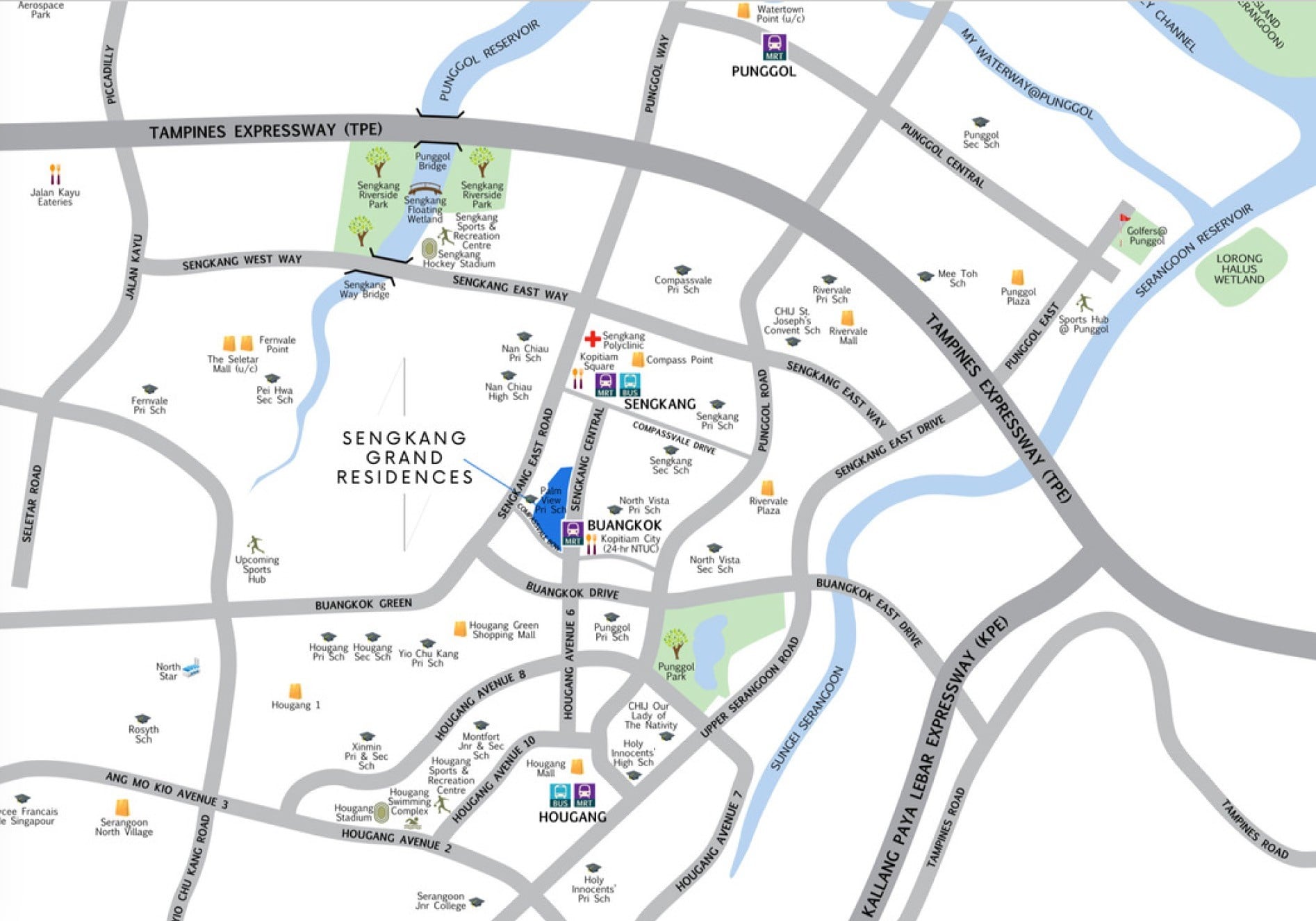 Sengkang-Grands- Location Map