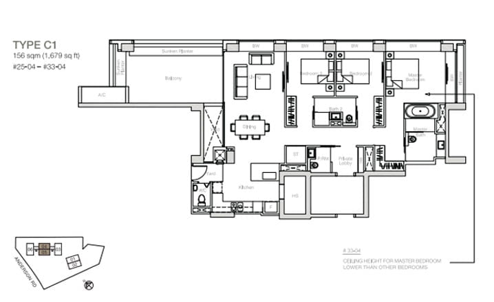 nouvel-18-floorplan 3BR C1