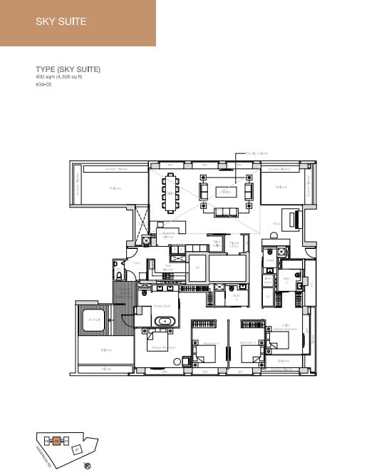 nouvel-18-floorplan Sky Suite