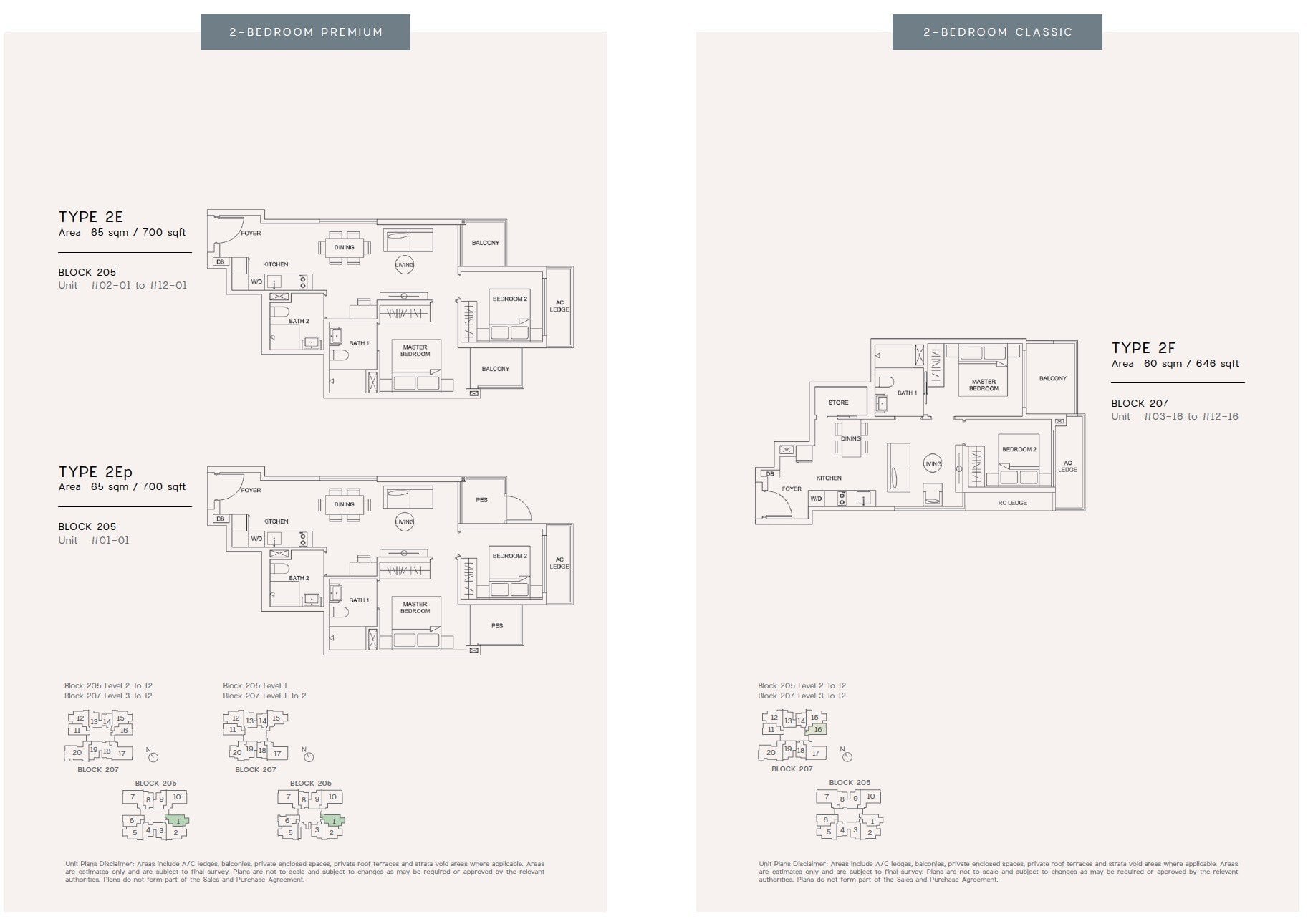 urban treasures floor plan 2BR 3