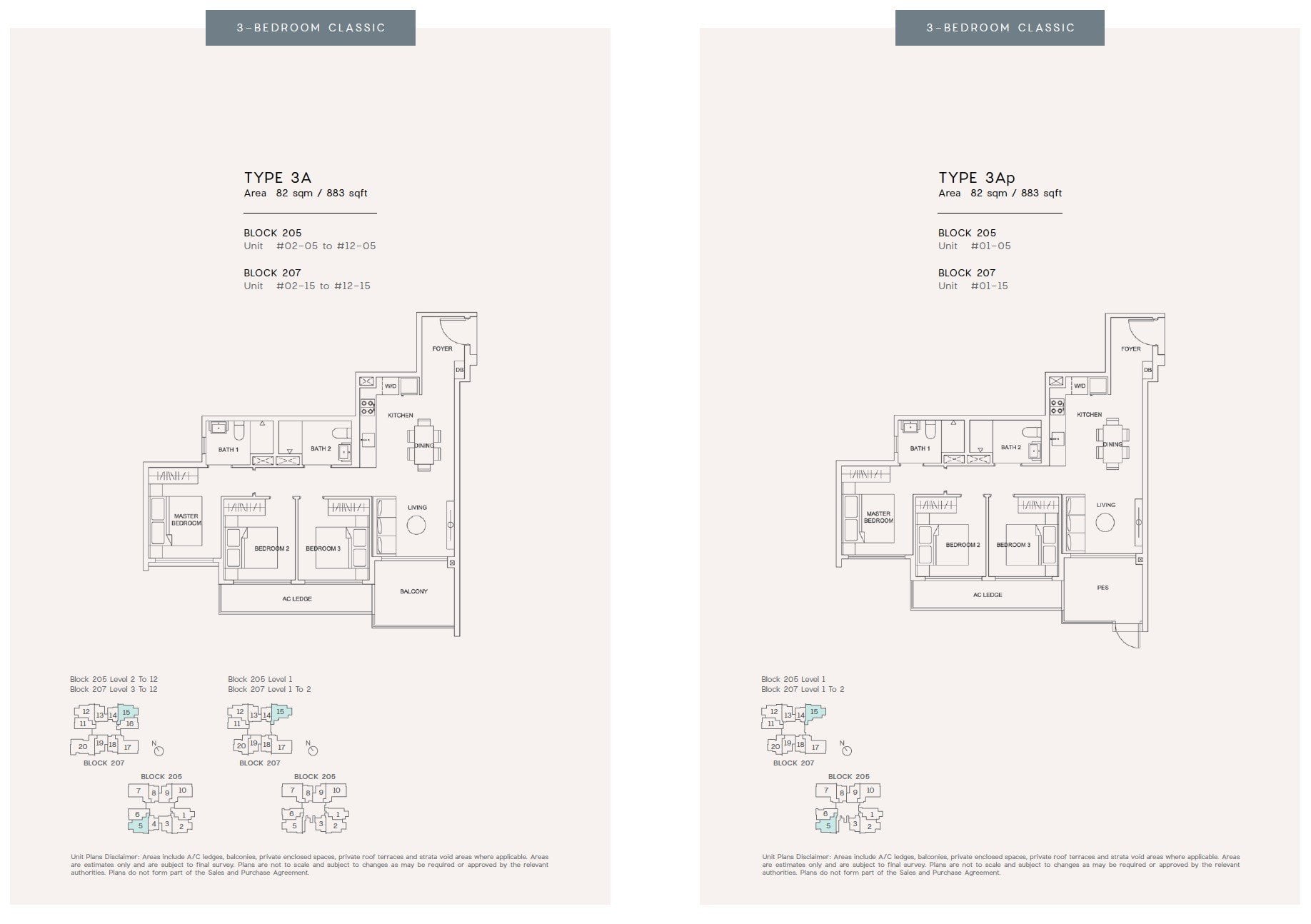 urban treasures floor plan 3BR