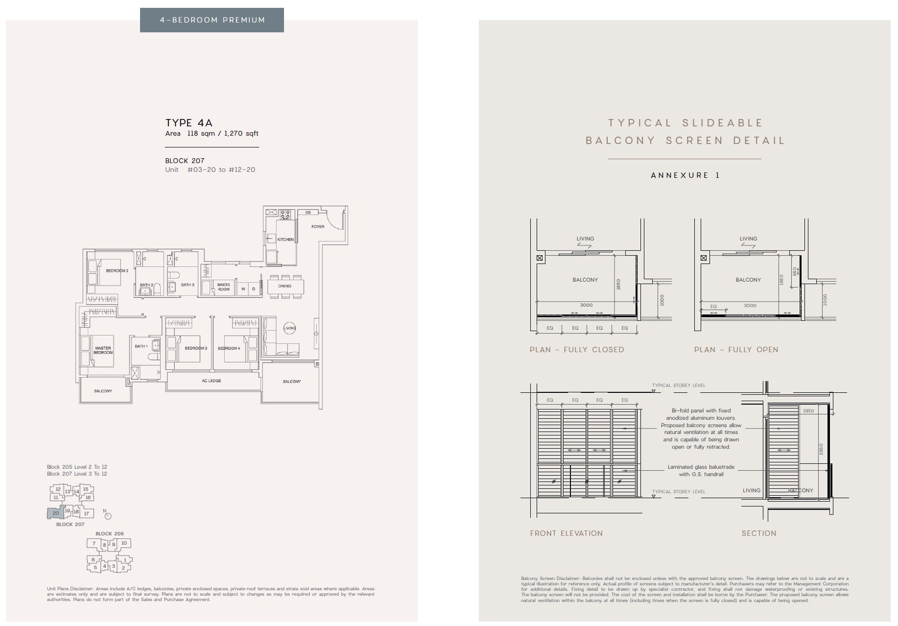 urban treasures floor plan 4BR