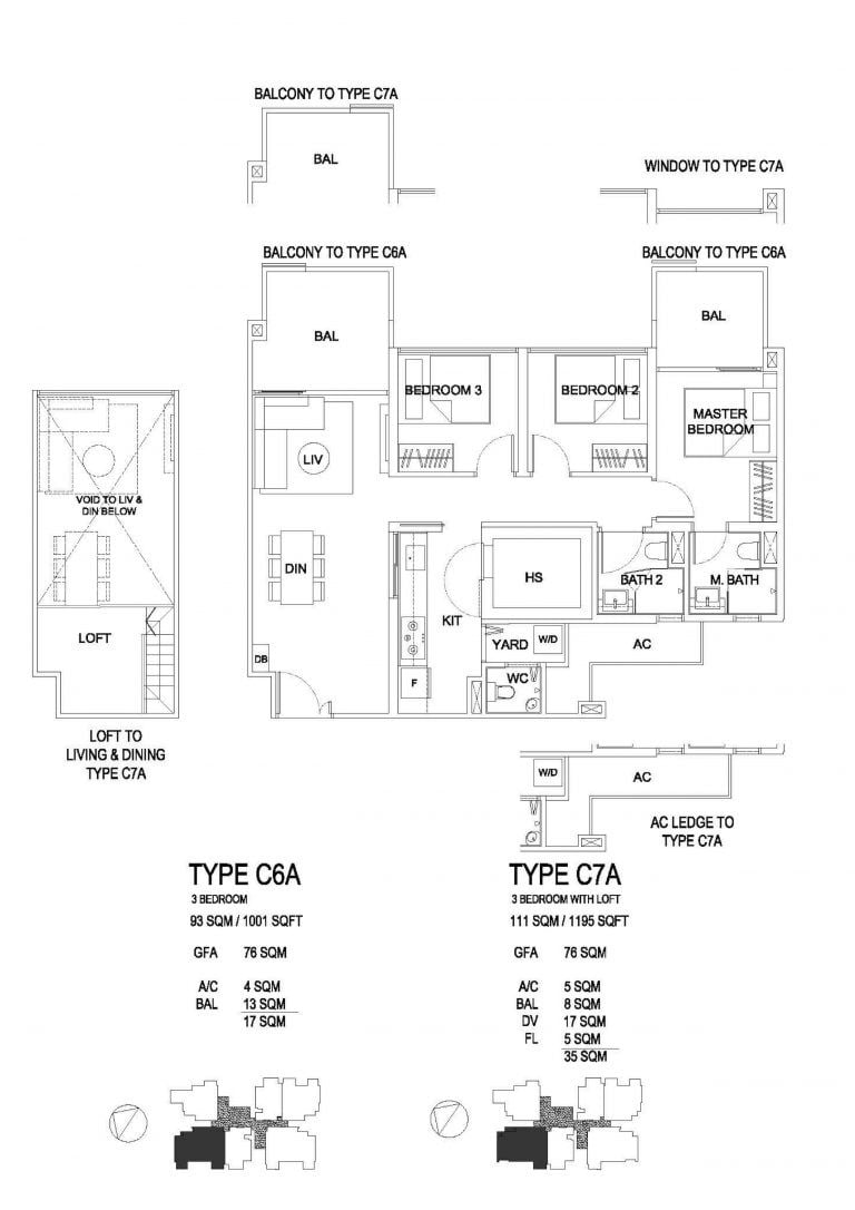 Uptown-Farrer-FloorPlan-3-Bed-C6A C7A