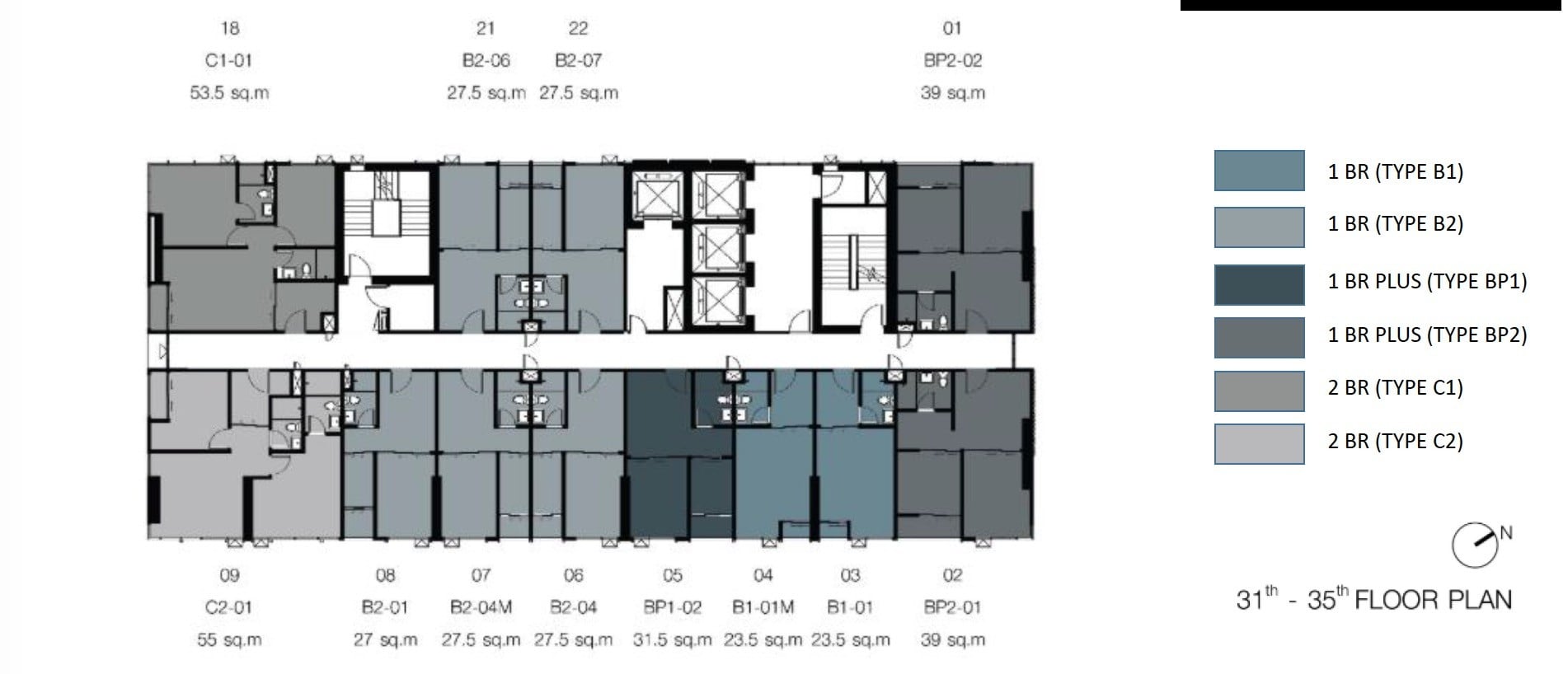 Knightsbridge-sukhumvit-thepharak-Floor Plate 31-35th