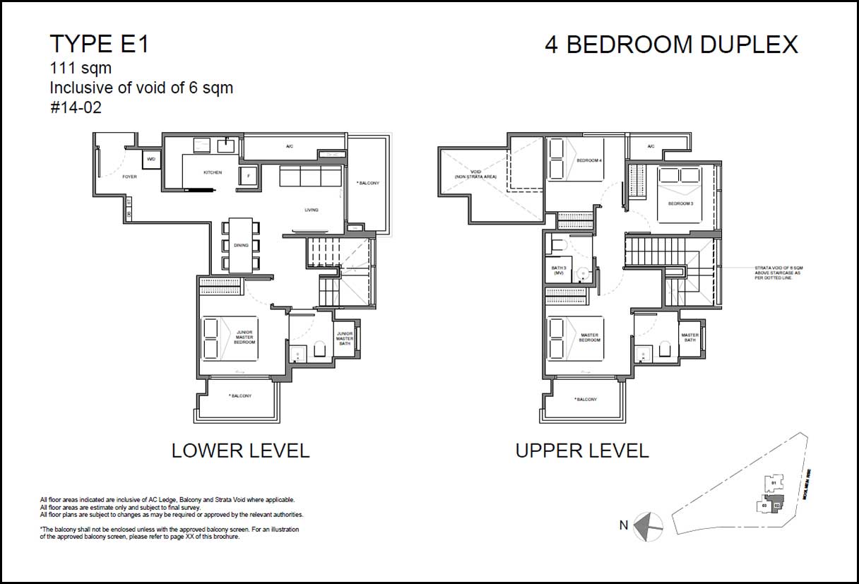 Neu Novena Floor Plan 4BR Duplex