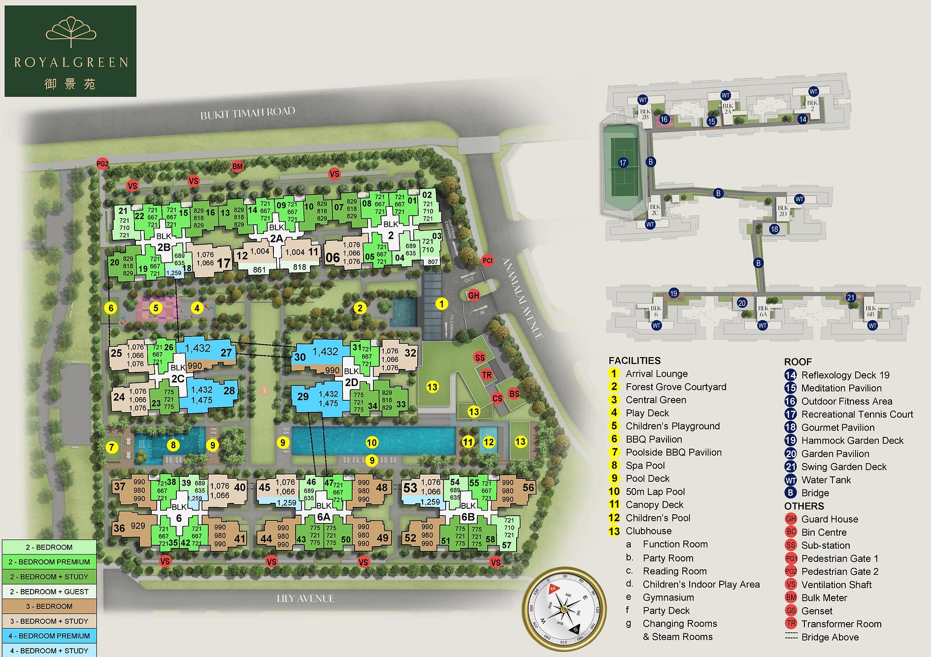 Royal Green Site Plan