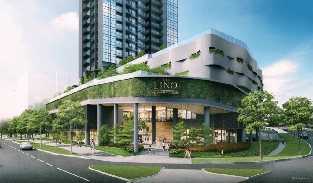 linq condo commercial entrance