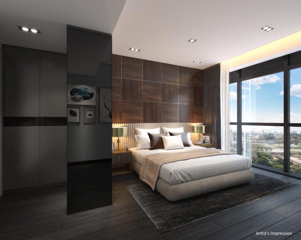 linq condo master bedroom