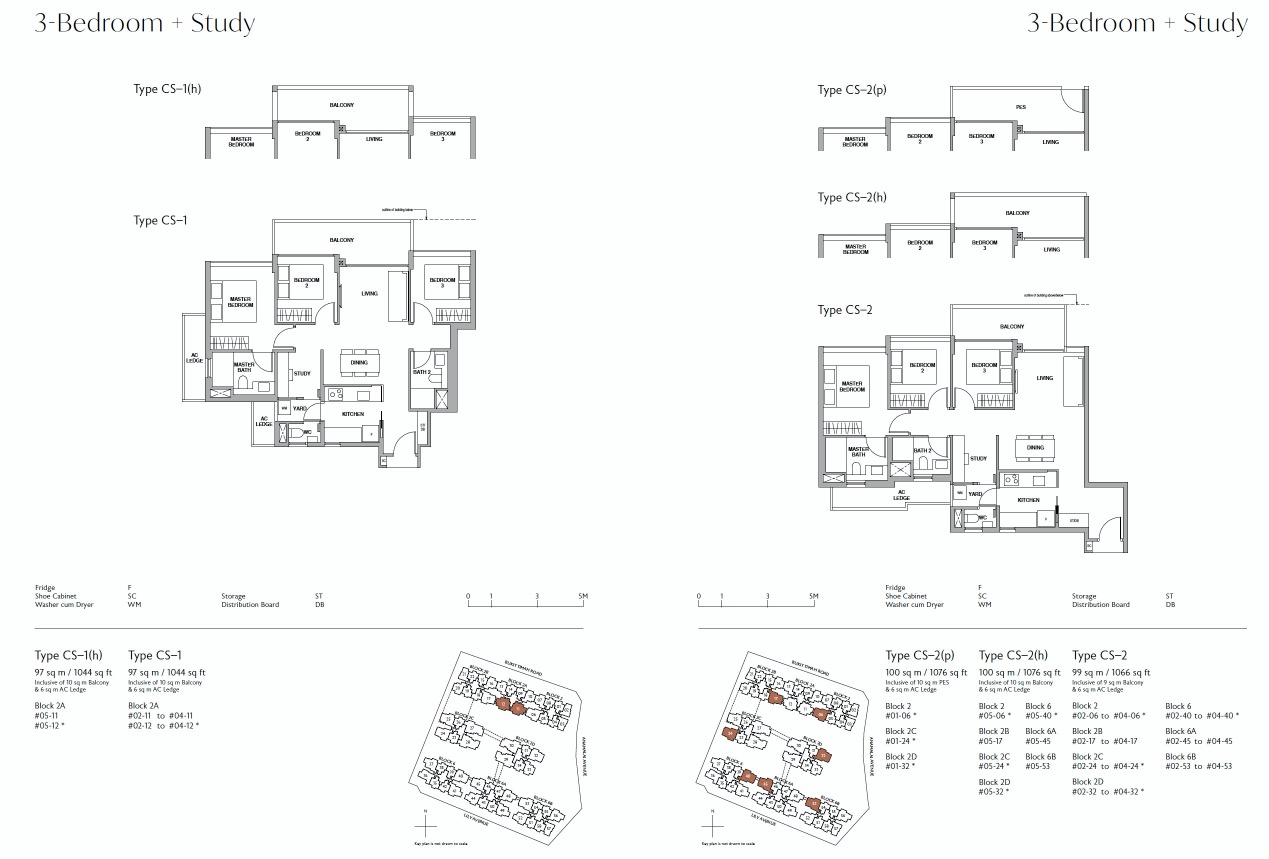 royal-green-floorplan 3BR + S