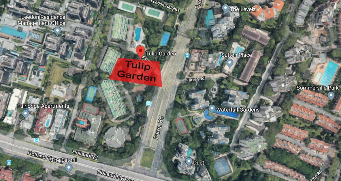 tullip garden map